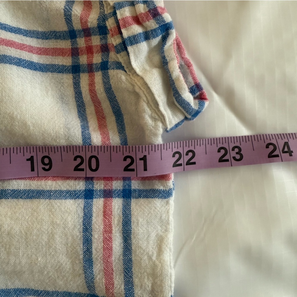 Rails Whitney Shirt Raspberry Azure White Size Large - Picture 8 of 9